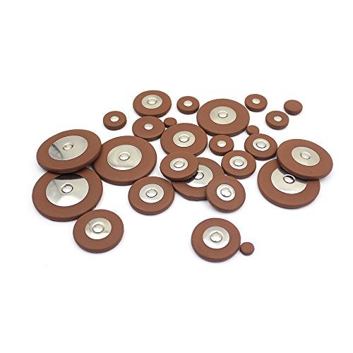 Mowind 26 Pieces Leather Pads Replacement for Alto Saxophone Sax Accessory - Image 2
