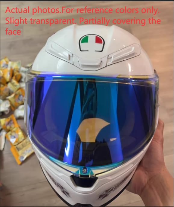 psler Helmet Visor for K6 K6s - K6 K6 s Visor Helmet Face Shield Helmet Accessories Replacement for K6 K6s,Transparent Blue - Image 4