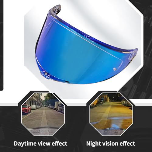 psler Helmet Visor for K6 K6s - K6 K6 s Visor Helmet Face Shield Helmet Accessories Replacement for K6 K6s,Transparent Blue - Image 5