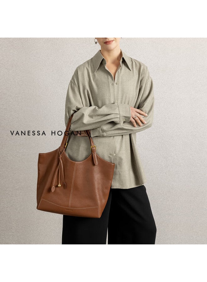 Vanessa Hogan Vh Women's Handbag, New Year Gift, Kite Tote Bag, Lightweight And Spacious, Commuter-ready, Top-grain Leather, Shoulder Bag - Image 5