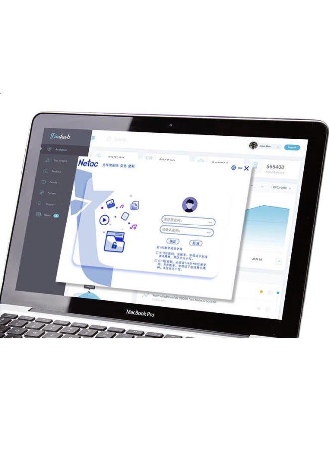 Netac 256Gb Usb3.2 Gen1 Flash Drive U327, All-Metal High-Speed Mini Hollow Design, Creative Chinese Style, Elegant Nickel Color - Image 2