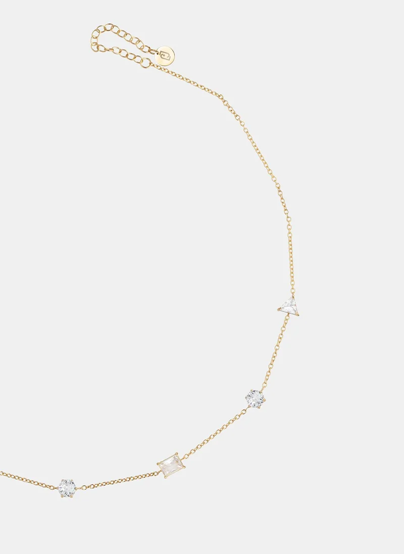 ليو جو عقد مزين بكريستالات