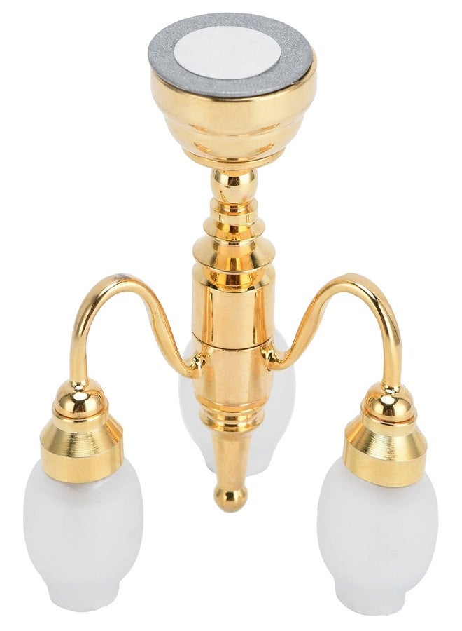 Tnfeeon Desk Lamp, Plastic Dollhouse Lamp LED for Decoration for Miniature Dollhouse - Image 1