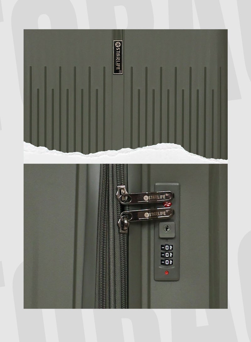 STARLIFE Luggage Set 3 Pieces PP Hard Side Bag 360 Degree Spinner Wheels Trolley Luggage Set With TSA Lock 20/24/28 Inches - Image 5