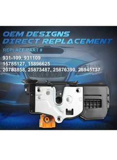 TLAXCA Rear Right Passenger Side Door Lock Latch Actuator Motor Replacement 931-109 for 2007-2009 Chevy Silverado Suburban Tahoe Avalanche GMC Sierra Yukon XL 1500 2500 Cadillac Escalade ESV EXT 2007-2009  - Image 4