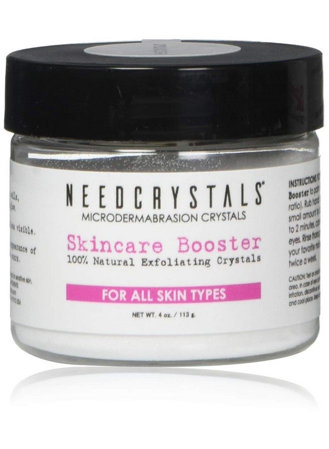 Microdermabrasion Crystals Diy Facial Scrub. Natural Face Exfoliator For Dull Or Dry Skin Improves Scars Blackheads Pore Size Wrinkles Blemishes & Skin Texture 4 Oz. / 113 Gr.