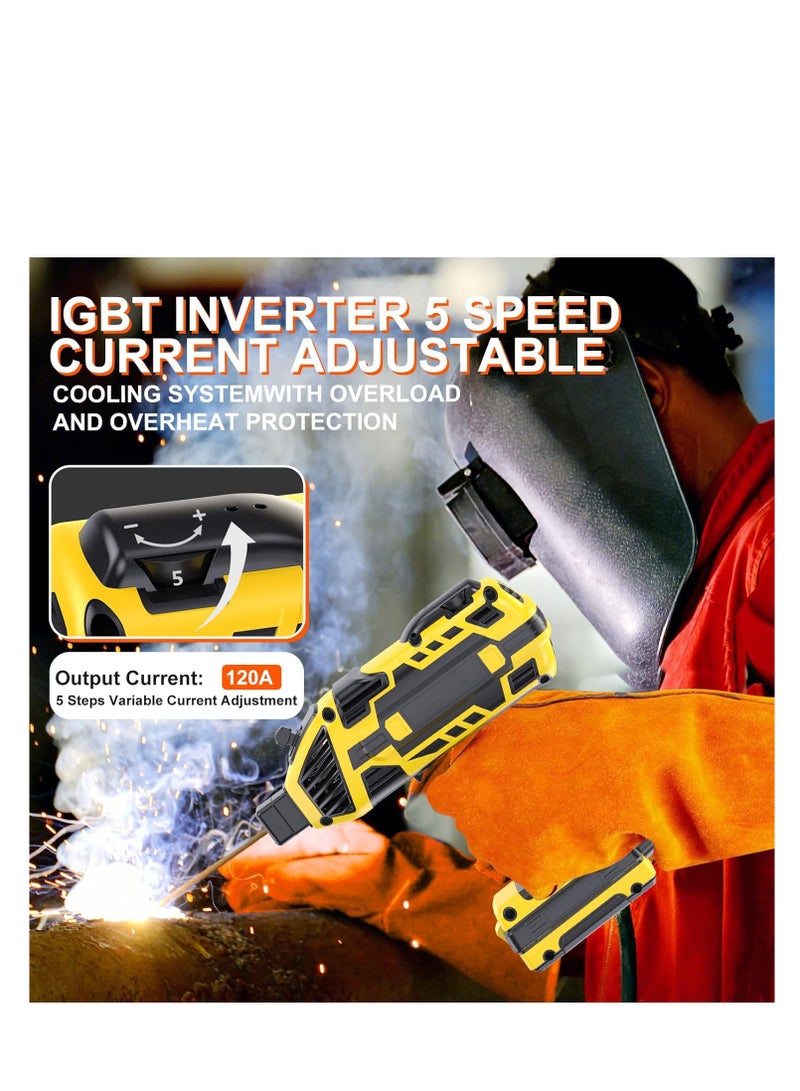 ZLH HITY Electric Welding Machine, 220V Portable Welder with IGBT Inverter 6 Variable Current Adjustment, Handheld ARC Welder with 10pcs Rods, Fits for - Image 5