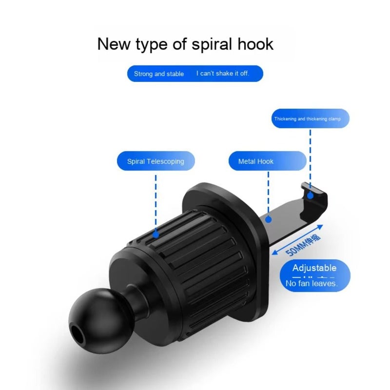 Green Clip Universal Car Phone Mount Air Vent Holder - Image 3