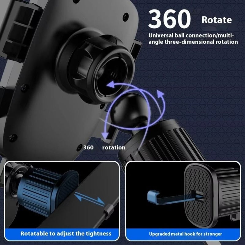 Green Clip Universal Car Phone Mount Air Vent Holder - Image 4