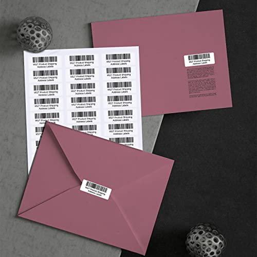 9527 Product 30 up 1 x 2-5/8 Sticker Labels Shipping Address Labels SKU Labels for Laser/Ink Jet Printer,100 Sheets,Total 3000 Labels - Image 5