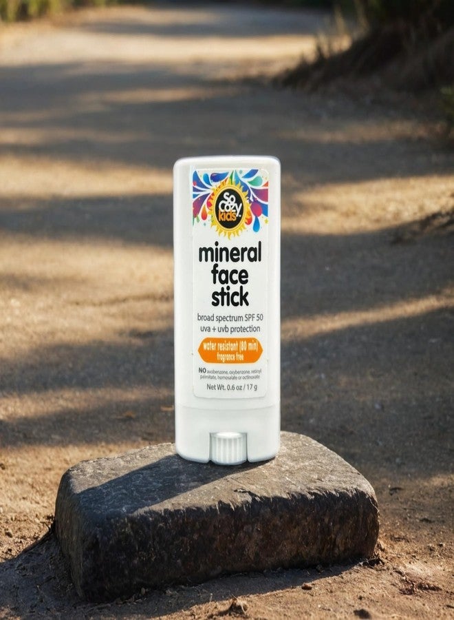 SO COZY SoCozy Sunscreen Stick, Kids SPF 50 Mineral Sunscreen for Face & Body, 0.6 oz, Water Resistant Sun Protection, Broad Spectrum UVA + UVB Gentle Sun Block Stick - Image 4