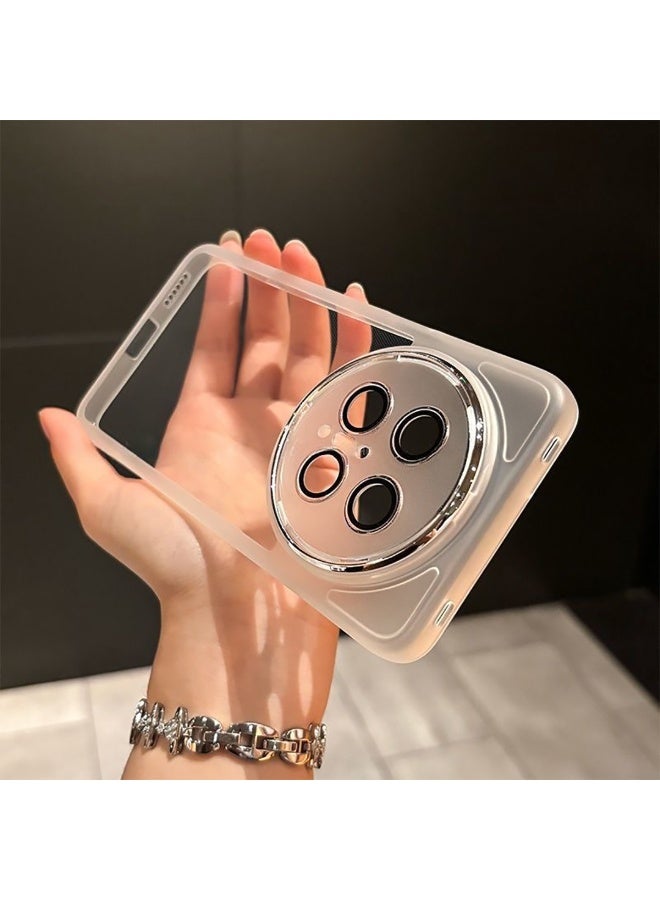 متوافق مع غطاء ظهر Honor Magic 8 Pro، شفاف، غلاف ناعم من مادة TPU، خفيف، رقيق، لا يصفر، مضاد لبصمات الأصابع، حماية كاملة للعدسة - Image 1