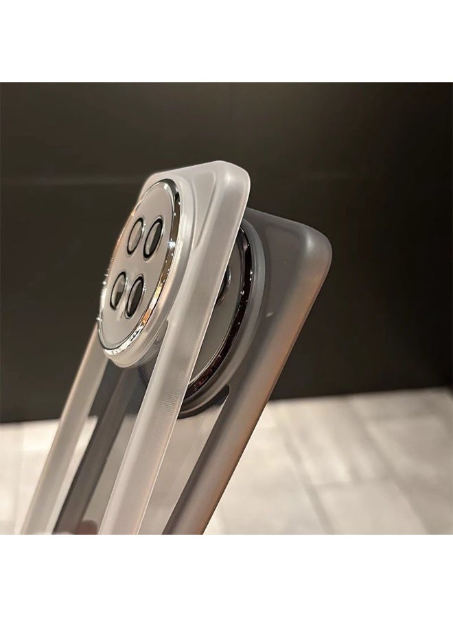 متوافق مع غطاء ظهر Honor Magic 8 Pro، شفاف، غلاف ناعم من مادة TPU، خفيف، رقيق، لا يصفر، مضاد لبصمات الأصابع، حماية كاملة للعدسة - Image 4