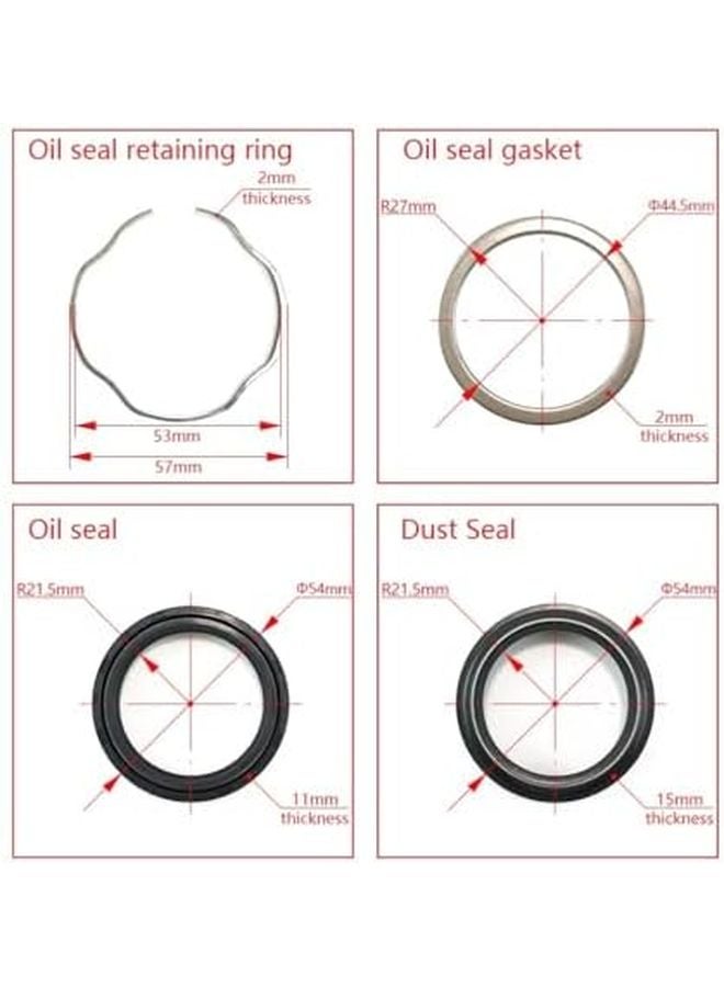 Motorcycle Front Fork Bushing Ring and Gasket Shock Absorption Maintenance For T4 CB 250CC MX6 - Image 5