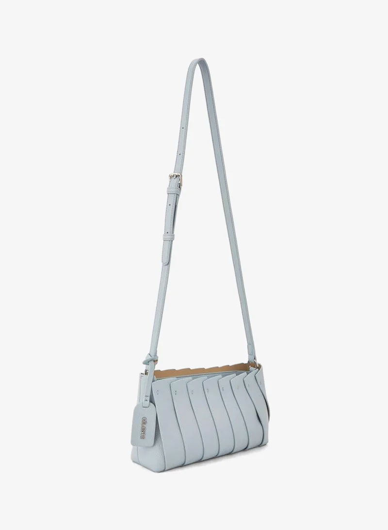 سيليست Textured Shoulder Bag With Strap Handle