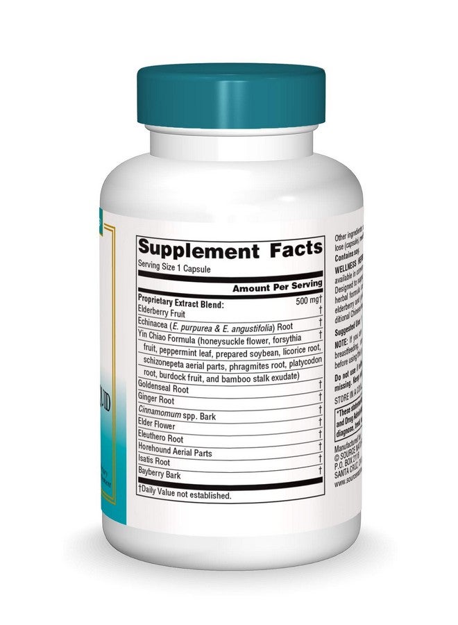 Source Naturals دعم المناعة بالأعشاب الصحية إشنسا كوتبيس ويين تشياو 60 كبسولة - Image 4