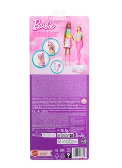 Barbie Mermaid Doll With 7-Inch-Long Pink Fantasy Hair And Colorful Accessories For Styling Play Like Headband And Barrettes  - Image 2