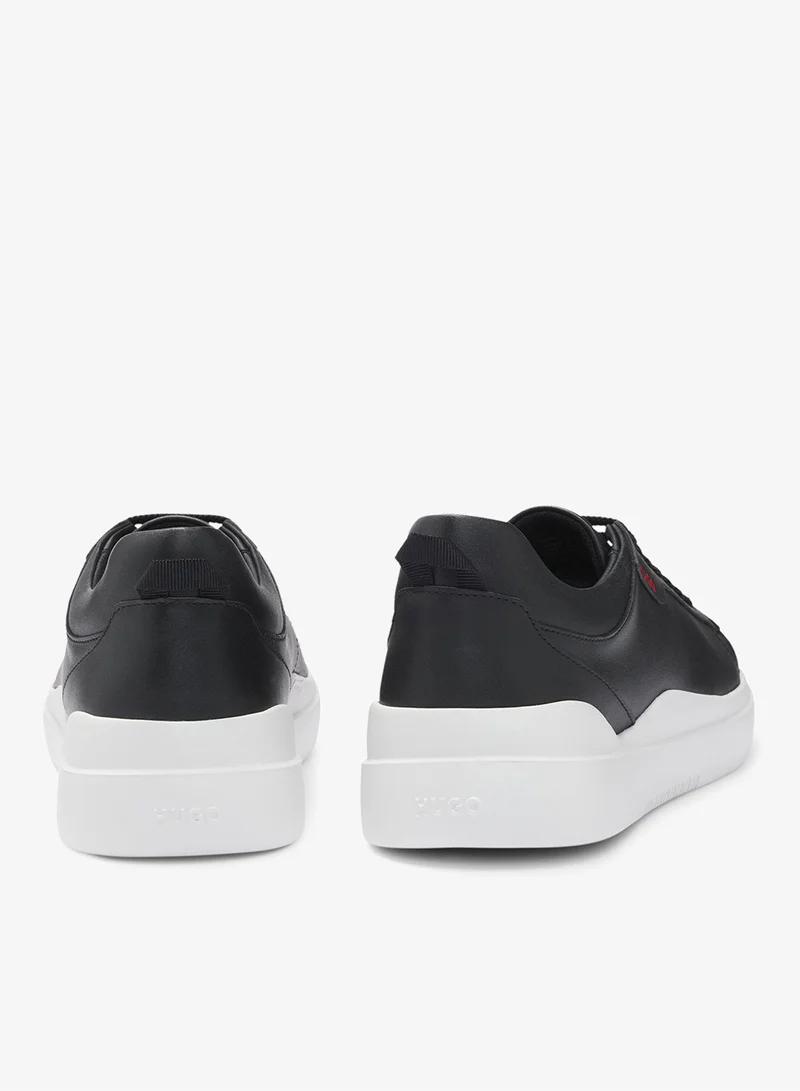 HUGO Cupsole trainers in smooth leather
