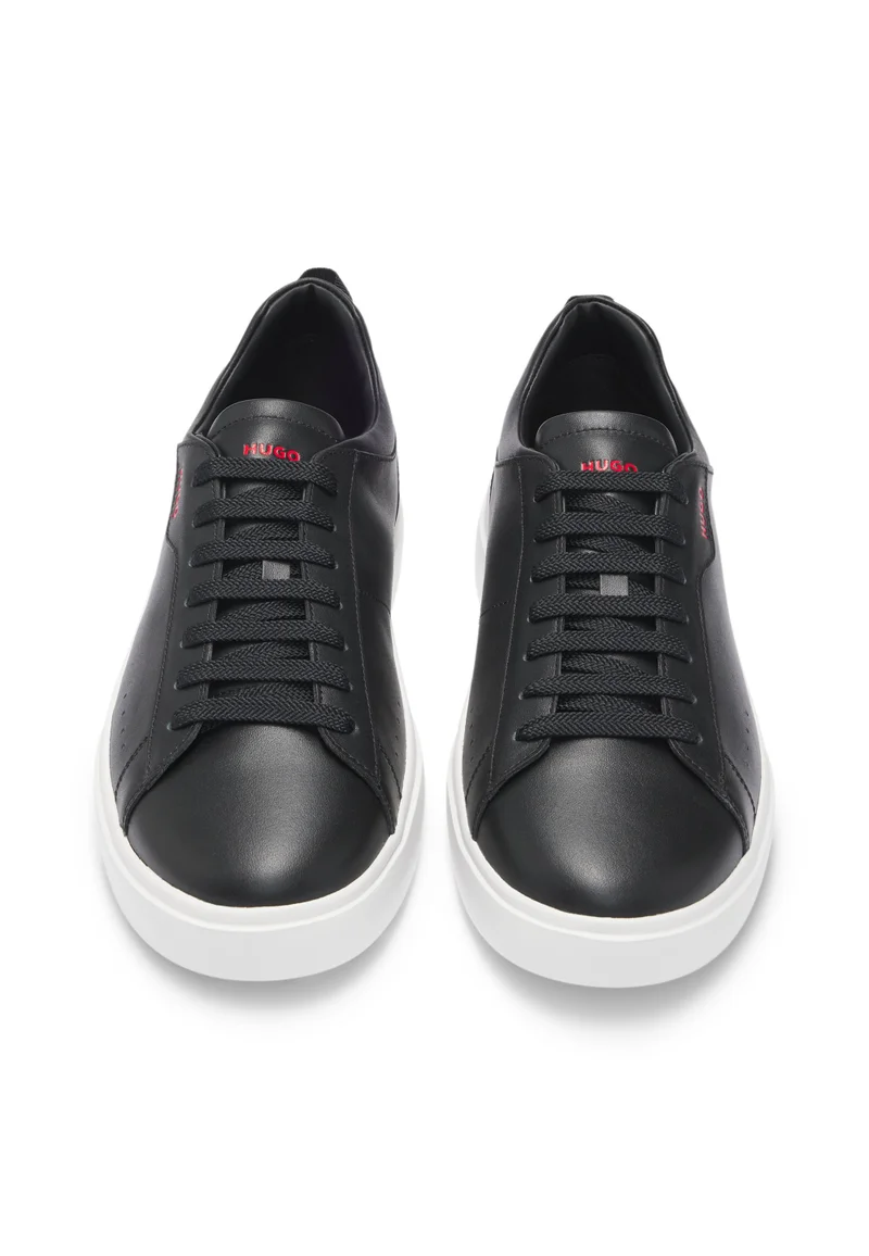 HUGO Cupsole trainers in smooth leather