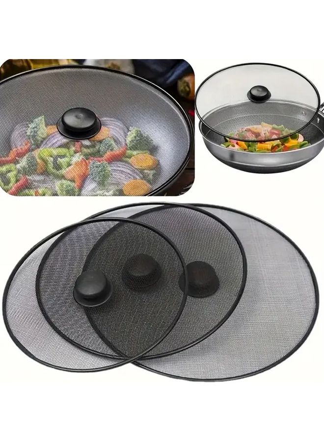 Heat Resistant Splash Guard Mesh Cover for 8 12 Inch Pots Size 13 - Image 1