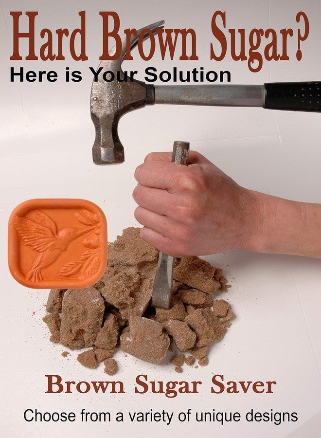 جي بي كيه بوتري حافظة سكر بني من الطين المحروق من JBK Pottery - حافظة سكر مصنوعة يدويًا من الطين المحروق مع أقراص زخرفية - حافظة سكر بني آمنة للطعام، صنع في الولايات المتحدة الأمريكية - على شكل صدفة بحرية - Image 5