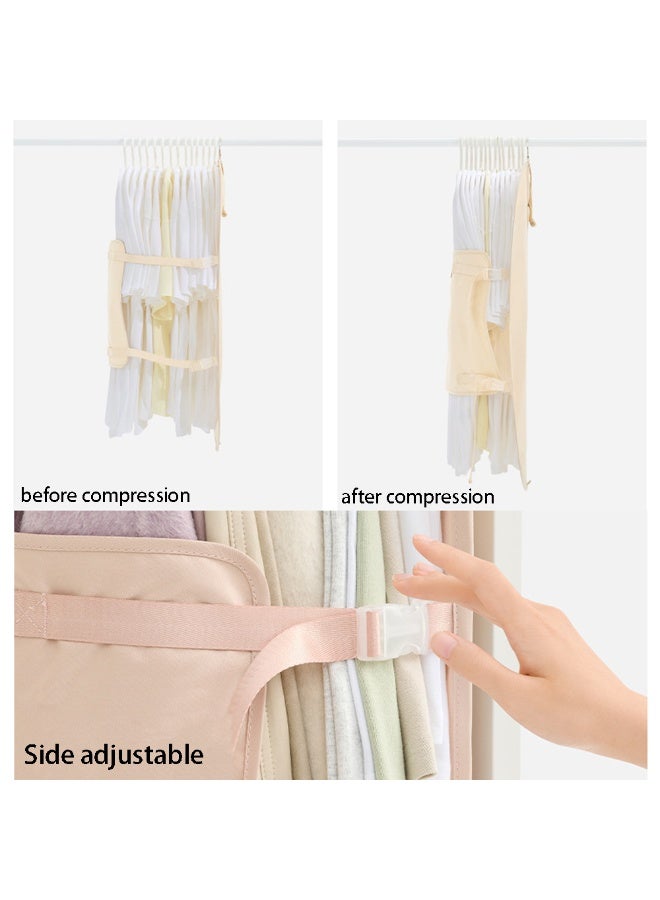 1pcs Wardrobe Storage And Organizing Tool，Foldable Compression Storage Board，Saving Space Clothing Storage Bag，Suitable For Storing Short Sleeves, Shirts, Coats, Down Jackets - Image 4