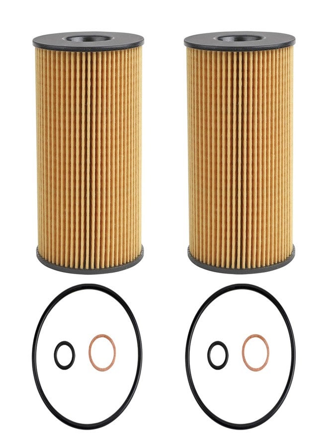 Fitede Oil Filter Fits for BMW X5 X6 X7 F10 F15 N63 N63tu S63-2008-2022 X6, 2009-2019 750i/750Li, 2017-2019 750Li xDrive, 2011-2016 550i/550i xDrive Replaces# OX 353/7D ECO, P40104, P987, PG5904(2 Pcs) - Image 1
