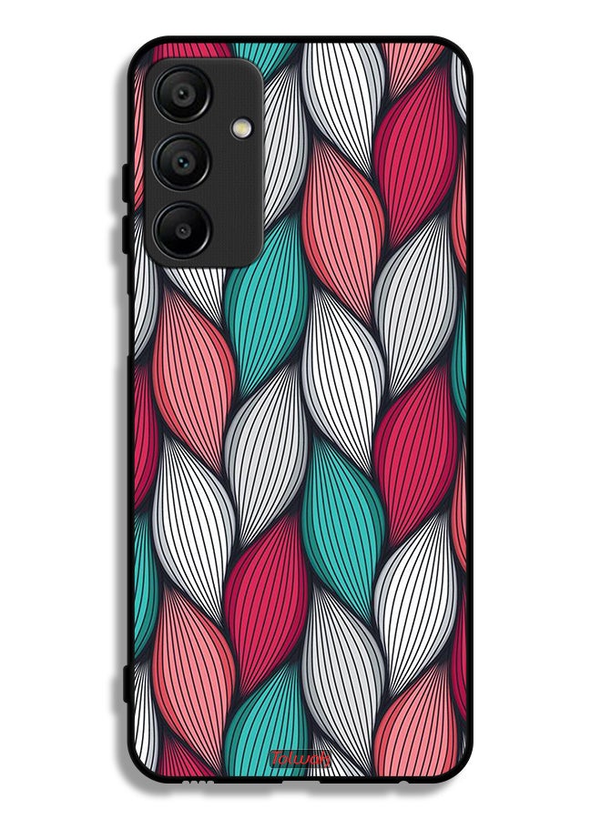 Tolwak Samsung Galaxy A15 4G Protective Case Cover Feather Pattern - Image 1