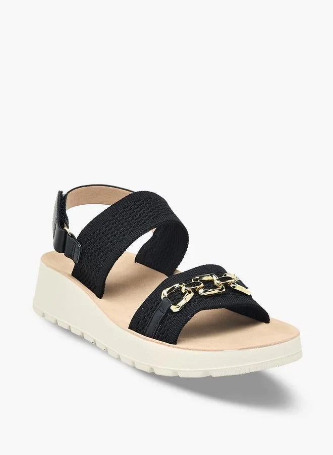 Le Confort BLACK Women Platform Heel Comfort Sandals for Women | Best Price UAE