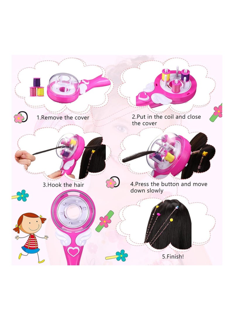 Electric Automatic DIY Hair Braider, Hair Knitting Machine, Electric Braid Hair Tools, Hair Twister Hair Braiding Machine, Hair Roller Styling Tools for Girls Women
