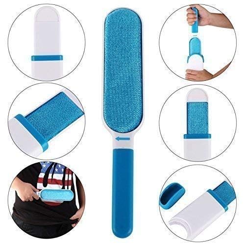 Nyrwana Lint Roller for Clothes Lint Remover Roller Pet Hair Remover from Clothes and Home Reusable Lint Roller Cloth Remover Lint Roller MultiPurpose Double Sided Brush Set Blue - Image 3