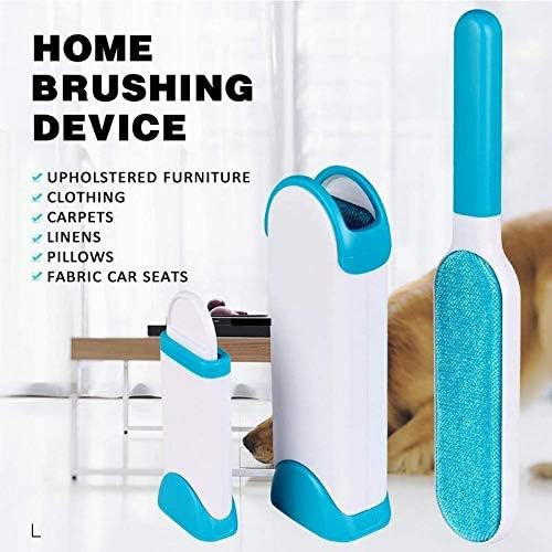 Nyrwana Lint Roller for Clothes Lint Remover Roller Pet Hair Remover from Clothes and Home Reusable Lint Roller Cloth Remover Lint Roller MultiPurpose Double Sided Brush Set Blue - Image 4