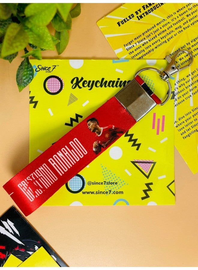 SINCE 7 STORE Cristiano Ronaldo Gift box for CR7 Fans, INCLUDES 4 products: 1 CR7 Mug, 1 Keychain, 1 Keychain Lanyard & 1 badge - Image 5