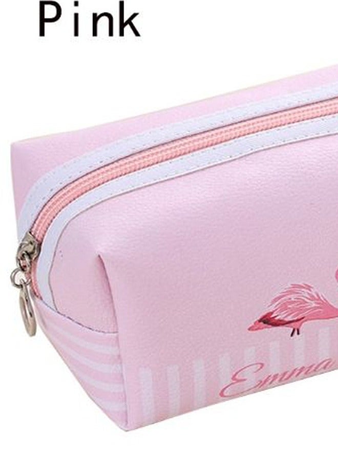 حقيبة مستحضرات التجميل بطبعة فلامنجو لطيفة - Image 2