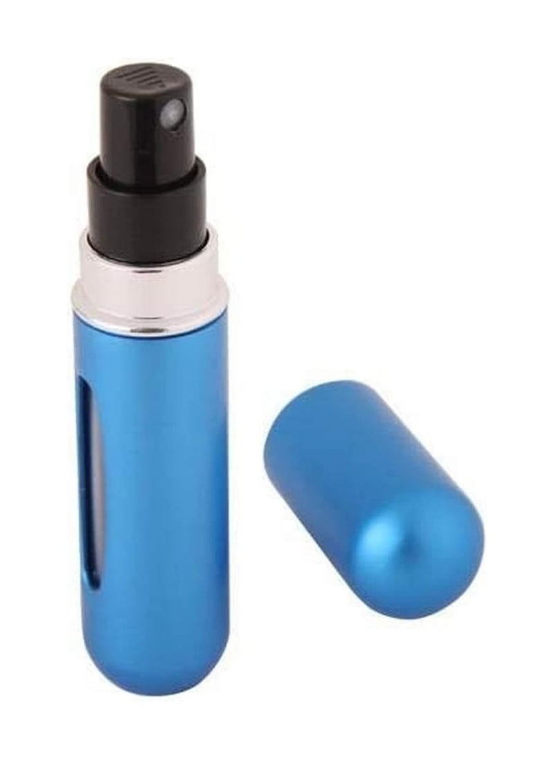 ماركة غير محددة مجموعة زجاجات رذاذ العطر 5 قطع - زجاجة رذاذ عطر صغيرة محمولة قابلة لإعادة الملء لحقيبة مضخة رذاذ بخاخ السفر 5 مل (متعدد الألوان) (5 قطع)  - Image 2