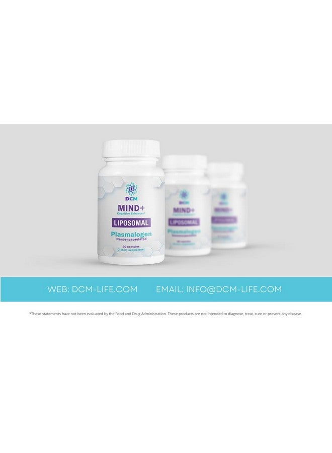 DCM Mind+ Cognitive Enhancer Liposomal and Nanoencapsulated Plasmalogen - Image 4