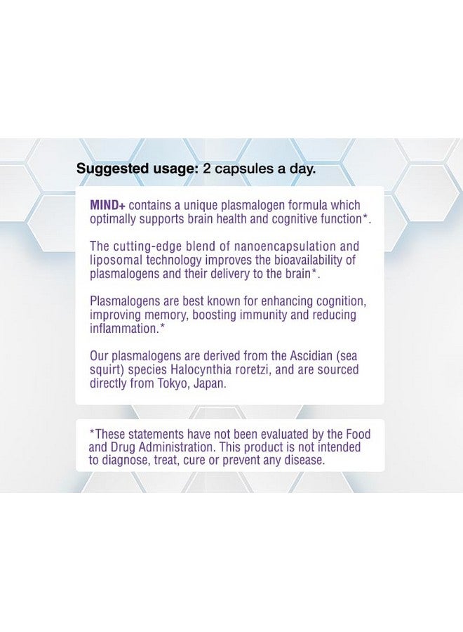 DCM Mind+ Cognitive Enhancer Liposomal and Nanoencapsulated Plasmalogen - Image 5