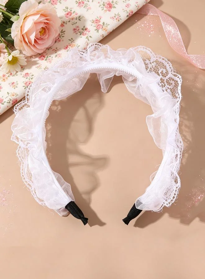 Take Two  Ruffled Mesh Headband for Women | Best Price UAE