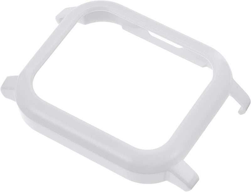 White TPU Protective Case 4.4x3.7cm for Smartwatch - Image 1