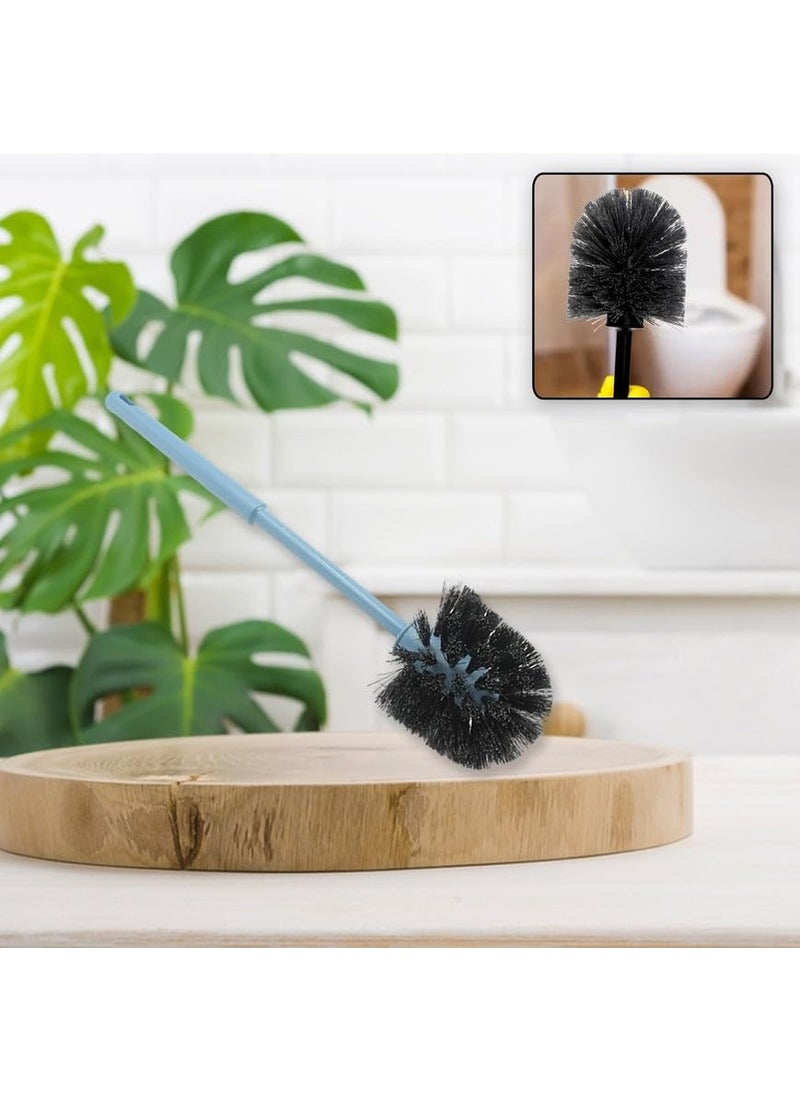 Yanmai - Yanmai Round Hockey Stick Shaped Plastic Toilet Cleaner Brush - Bathroom Cleaning Essential - Image 1