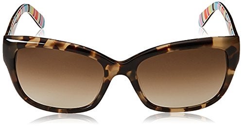 Kate Spade New York Women's Johanna Rectangular Sunglasses, Camel & Tortoise Stripe, 53 mm - Image 2