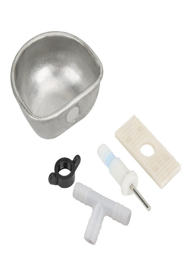 Estink Rabbit Water Feeder, 10 Pack Splint Type Removable Hanging Pet Cage Water Bowl Anti Scratch Drinking Water Bowl Rabbit Breeding Equipment for Pet Care - Image 1