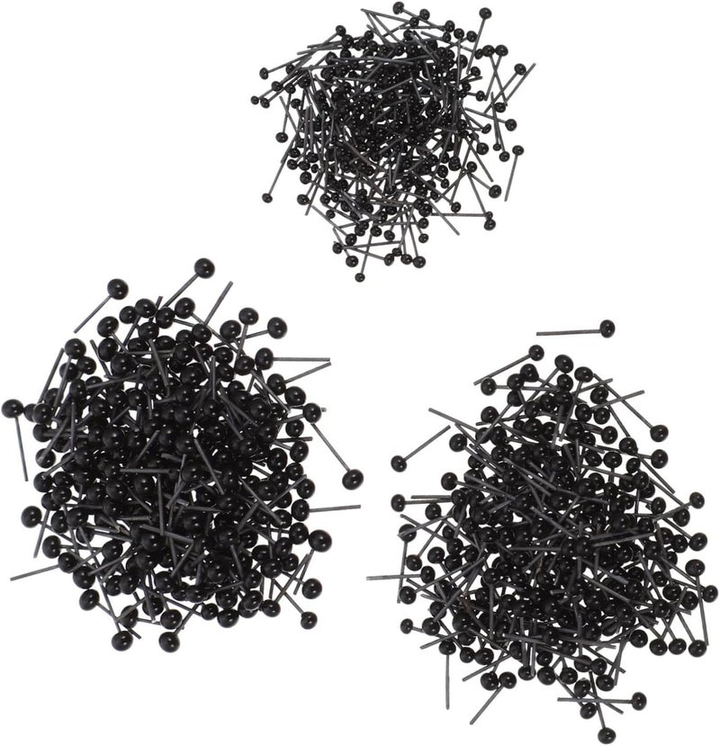 DOITOOL 600pcs Doll Eyeballs for Crafts Bean Eyes Replaceable for Animals Dolls and Making - Image 1