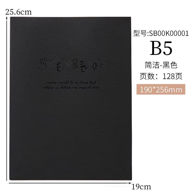 Simple Sketchbook Thickeneded 16K/32K Art Professional Drawing Book Beginner Sketchbook A4 Graffiti Blank Book - Image 1