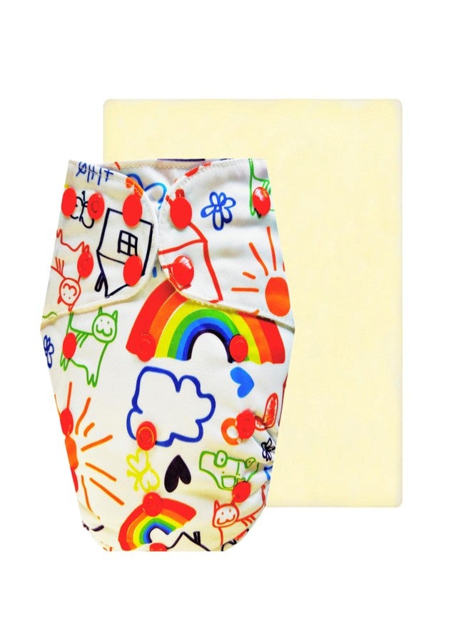 Dumbledo Elite Cloth Diaperwith Magical Soaker (Pack of 1) | Soft & Gentle | Reusable & Washable | Easy to Clean | Everyday Diapering Essential | 3 Months - 3 Years | Unisex Baby - Image 1