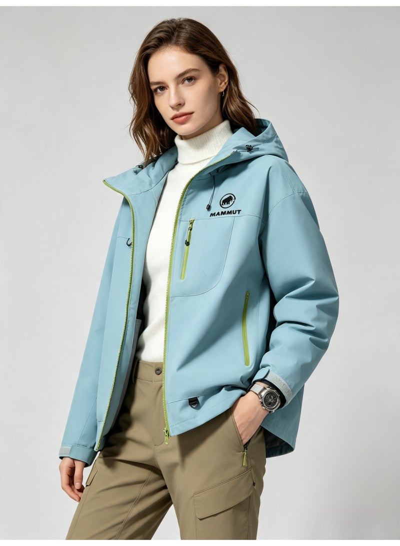 Mammut outdoor jacket for men and women windproof waterproof hooded mountaineering jacket - Image 3