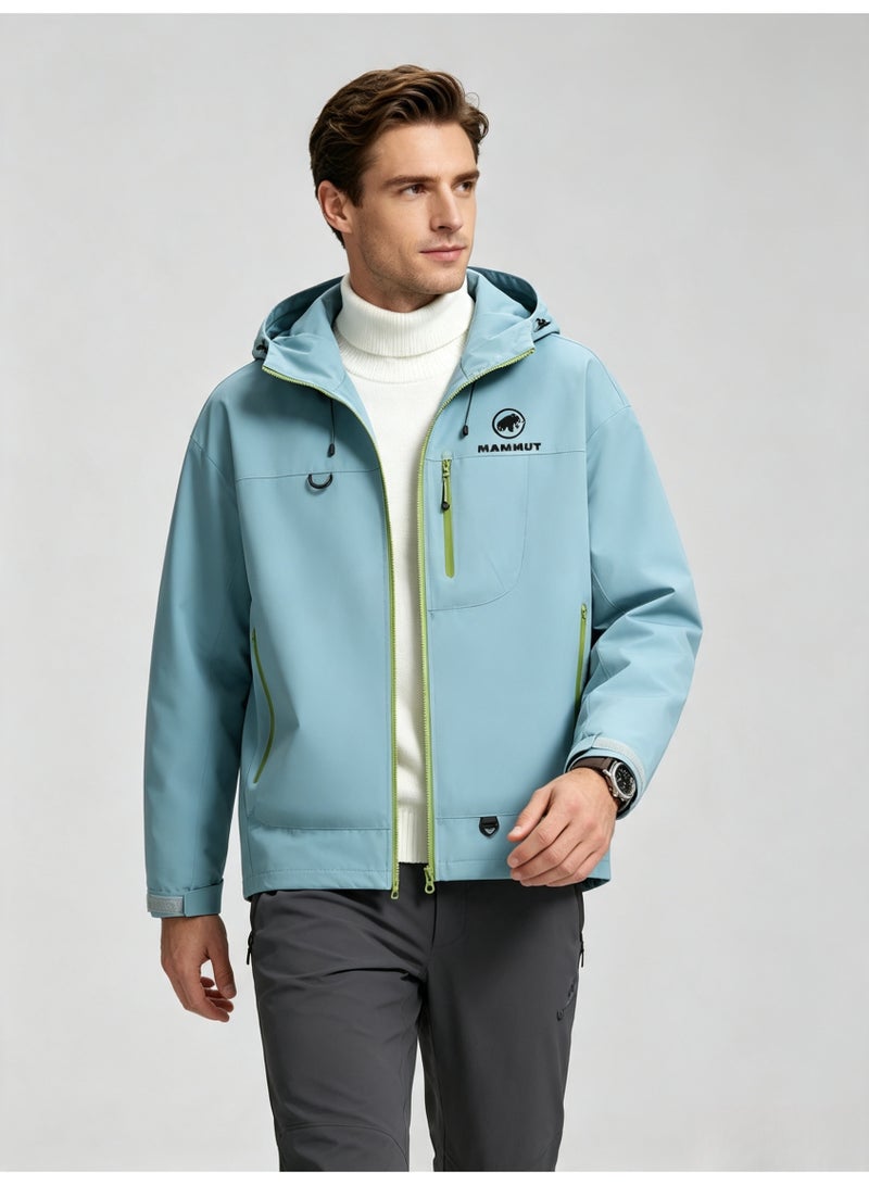 Mammut outdoor jacket for men and women windproof waterproof hooded mountaineering jacket - Image 5
