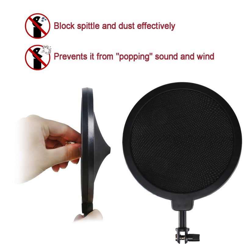 YOUSHARES Blue Spark Shock Mount with Pop Filter, Windscreen and Shockmount to Reduce Vibration Noise Matching Mic Boom Arm for Blue Spark SL Microphone by YOUSHARES - Image 3