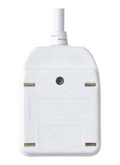 MASTERPLUG Masterplug BOG5-MP Single Socket Long Extension Lead, 5 Metres, 13 Amp, White  - Image 2