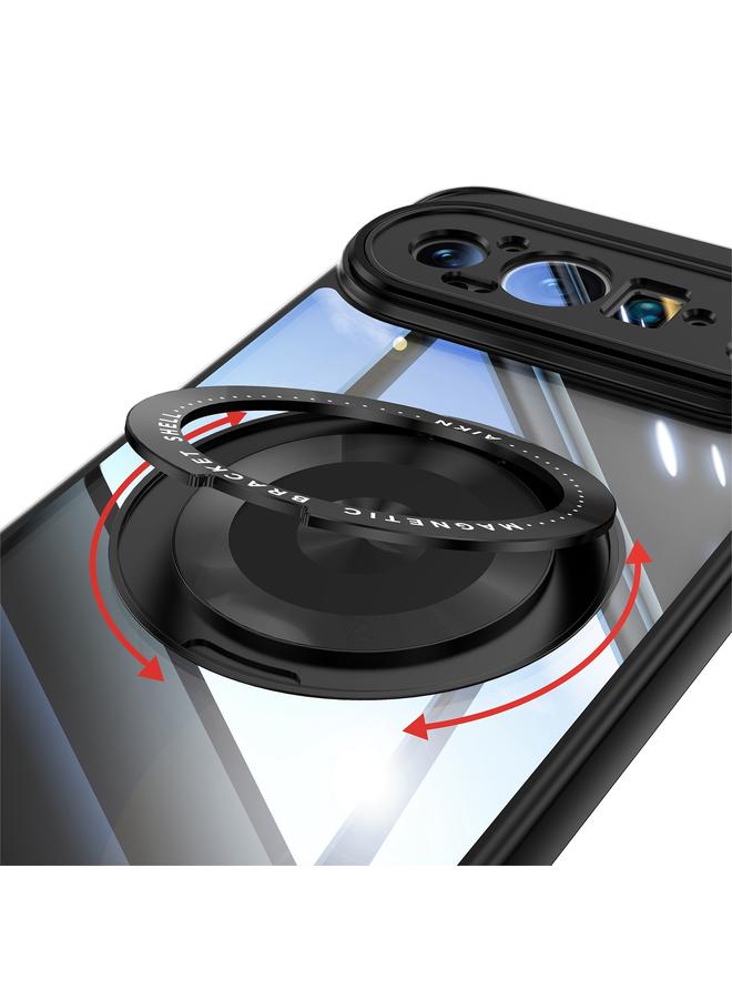 S-TOP Case For Google Pixel 9 Pro XL 360 Holder Magsafe Acrylic Hybrid TPU Phone Case - Image 3